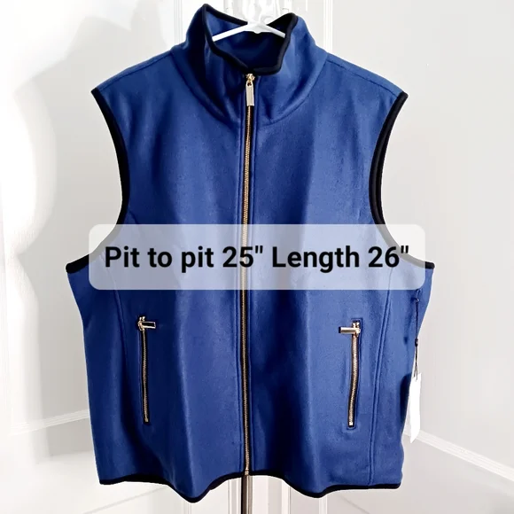 Joy Clean Boss Lightweight Vest SZ 1X NWT - Picture 6 of 8